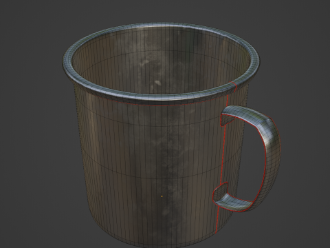 Steel Survival Cup 01 3D 모델