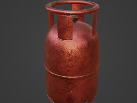 Propane Gas Balon 02 Model 3D