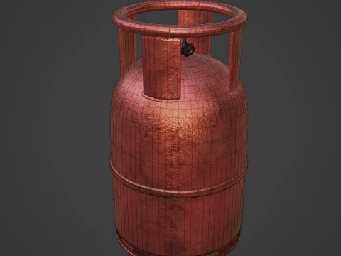 Propane Gas Balon 02 3D Model