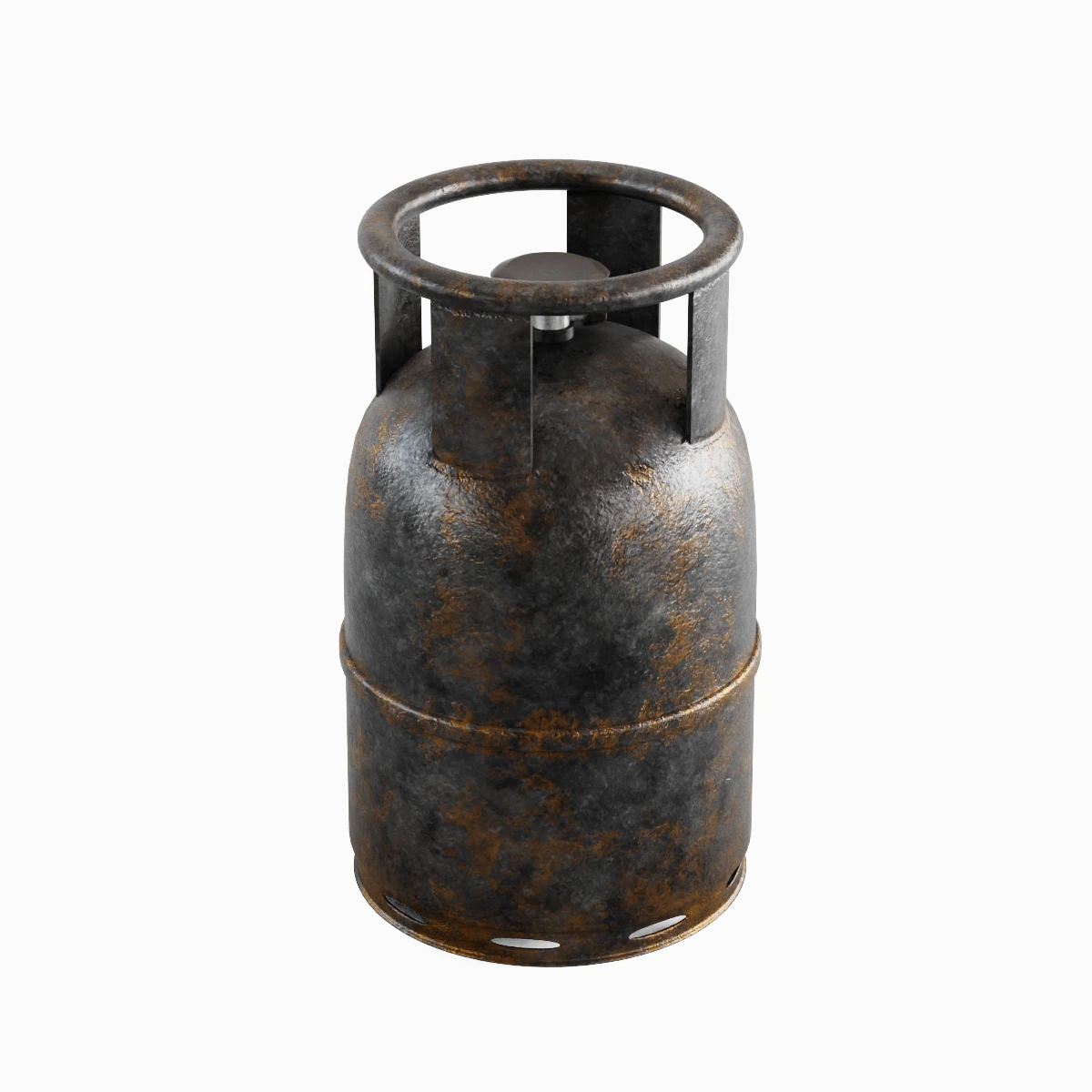 Propane Gas Balon 04 3D Model .c4d .max .obj .3ds .fbx .stl .blend