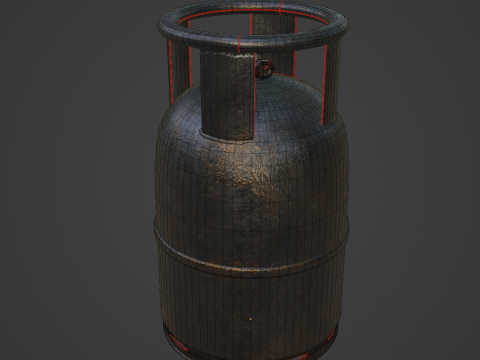 Propane Gas Balon 04 Model 3D