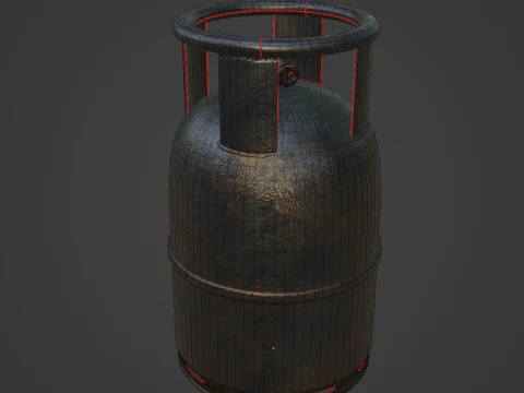 Propane Gas Balon 04 3D Model