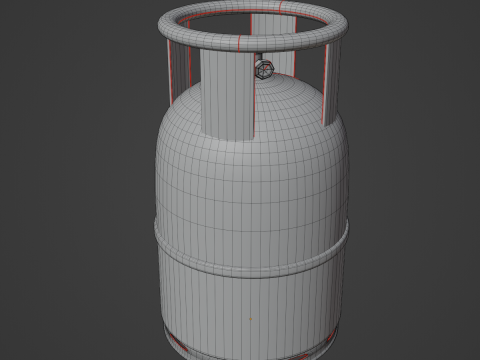 Propane Gas Balon 04 Model 3D