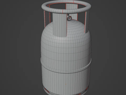 Propane Gas Balon 04 3D Model