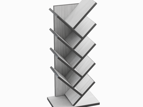 Medium Bookshelf B 02 3D Model