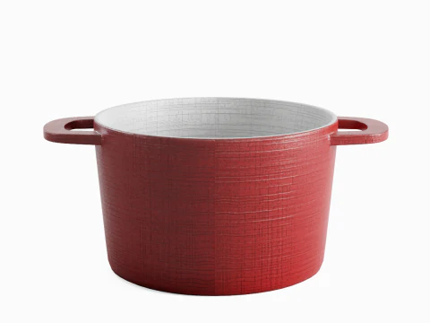 Old Baking Dish 01 3D Model