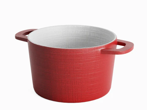 Old Baking Dish 01 3D Model