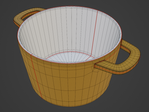 Old Baking Dish 02 3Dモデル