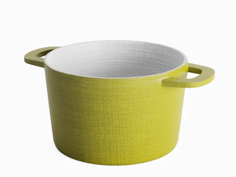 Old Baking Dish 03 3D Model