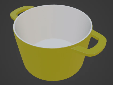 Old Baking Dish 03 3D Model