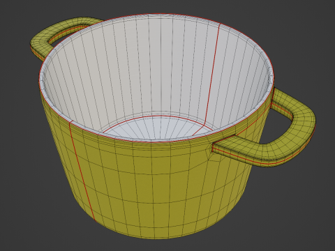 Old Baking Dish 03 Modello 3D