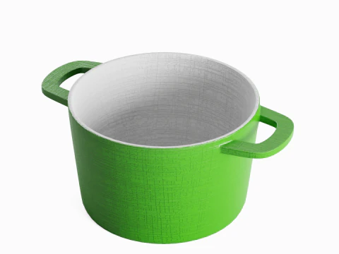 Alte Auflaufform 04 3D Modell