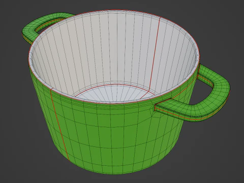 Alte Auflaufform 04 3D Modell