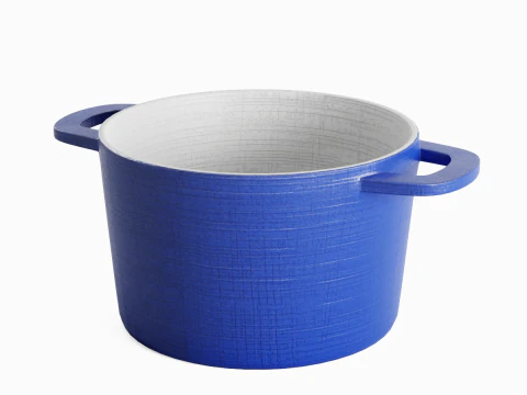 Old Baking Dish 05 3D Model