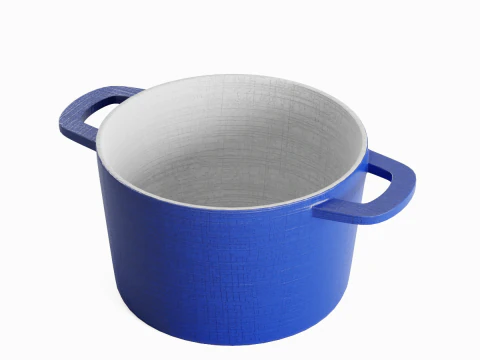 Old Baking Dish 05 3D Model