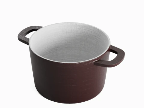 Old Baking Dish 06 3D Model