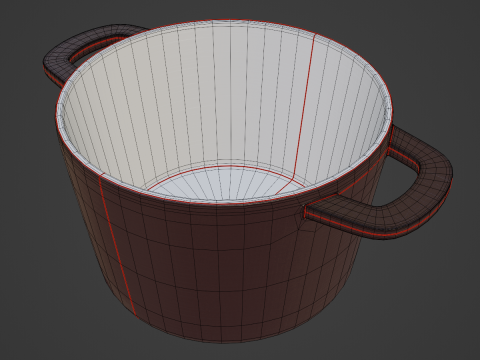Old Baking Dish 06 Modèle 3D