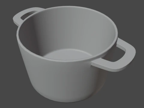 Old Baking Dish 06 3D Model