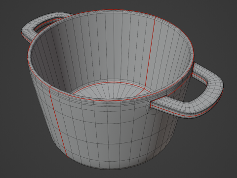 Old Baking Dish 06 Modèle 3D