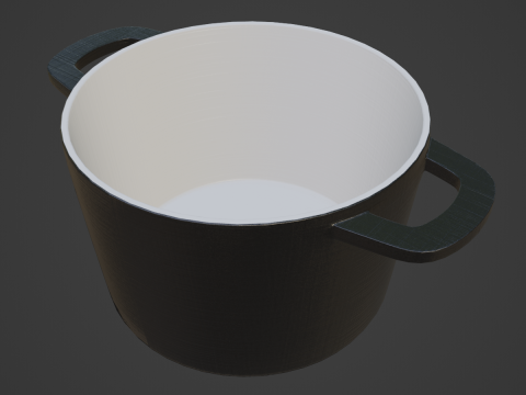 Old Baking Dish 07 3D Modell