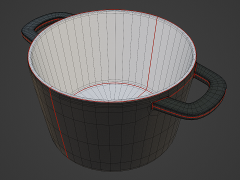 Old Baking Dish 07 3D Modell