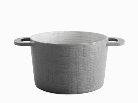 Old Baking Dish 08 3D Model