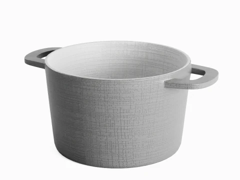 Old Baking Dish 08 3D Model