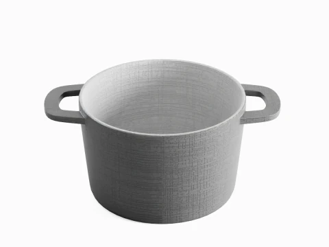 Old Baking Dish 08 3D Model