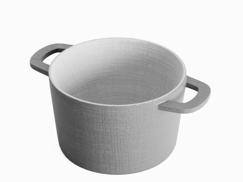 Old Baking Dish 08 3D Model