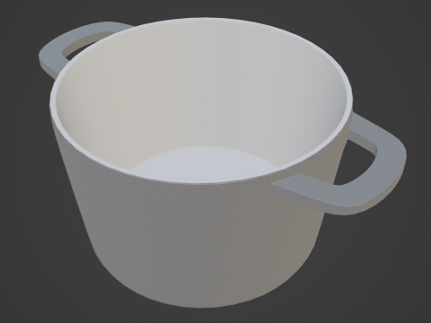 Old Baking Dish 08 3D Model