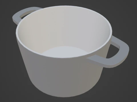 Old Baking Dish 08 3D Model
