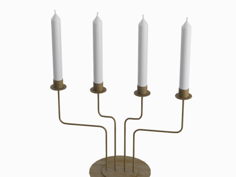 Candlestick 01 3D 모델