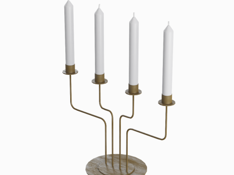 Candlestick 01 3D 모델