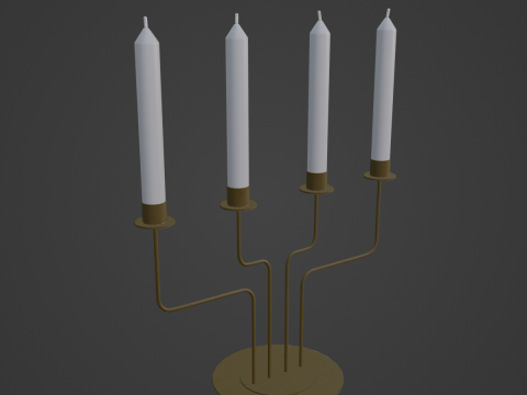 Candlestick 01 3D 모델