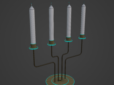Candlestick 01 3D 모델