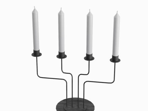 Candlestick 02 Model 3D