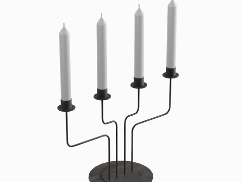 Candlestick 02 Model 3D