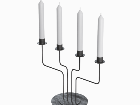 Candlestick 02 Model 3D
