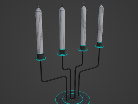 Candlestick 02 Model 3D