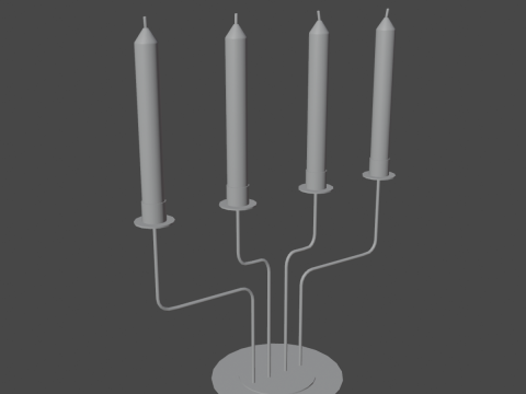 Candlestick 02 Model 3D