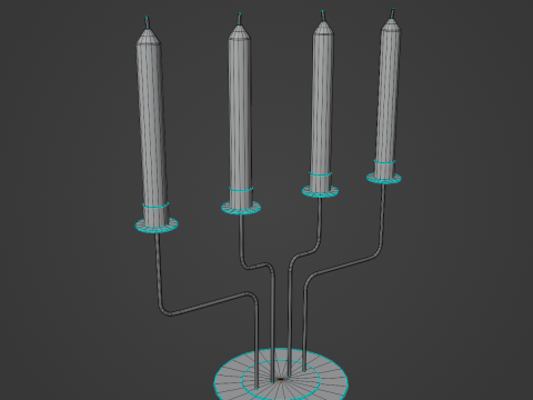 Candlestick 02 Model 3D