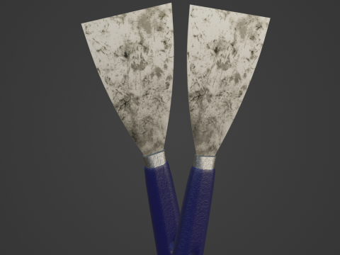 Industrial Spatula 01 3D Model
