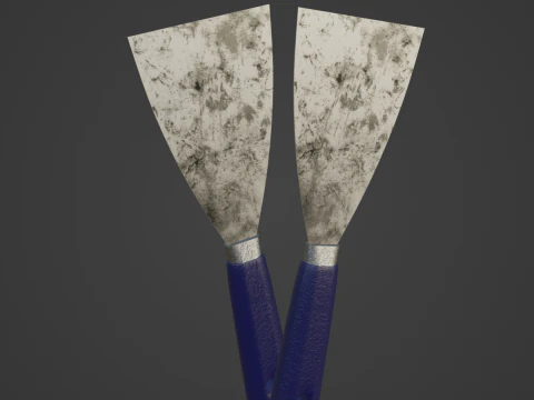 Industrial Spatula 01 3D Model