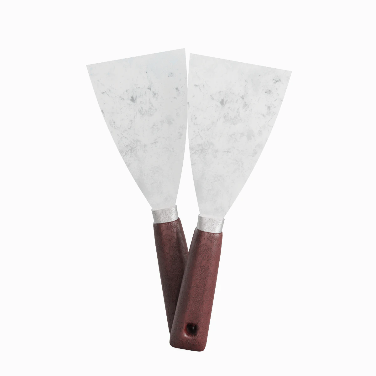 Industrial Spatula 02 3D Model .c4d .max .obj .3ds .fbx .stl .blend 