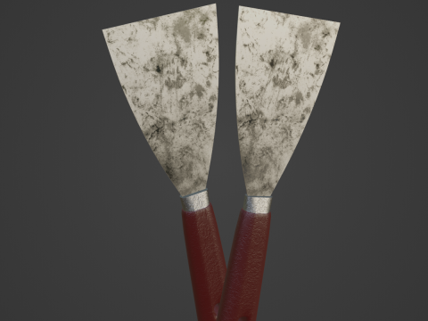 Industrial Spatula 02 Modello 3D