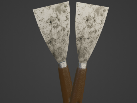 Industrial Spatula 03 Modello 3D