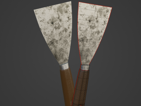 Industrial Spatula 03 Modello 3D