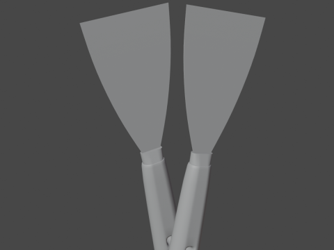 Industrial Spatula 03 Modello 3D