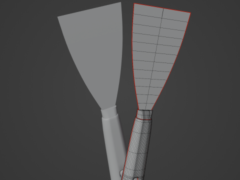 Industrial Spatula 03 Modello 3D
