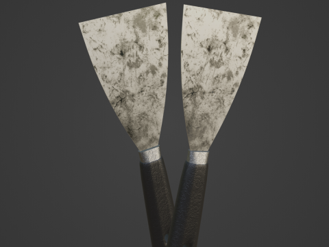 Industrial Spatula 04 Model 3D
